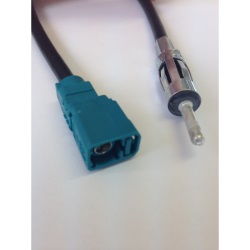 FAKRA female code Z to DIN 41585 male adapter cable (A.2340.02)