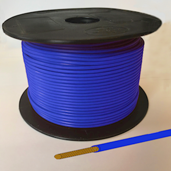 Single Core Cable - Blue - 21/0.30 12.75amp (CAB.17BLU)