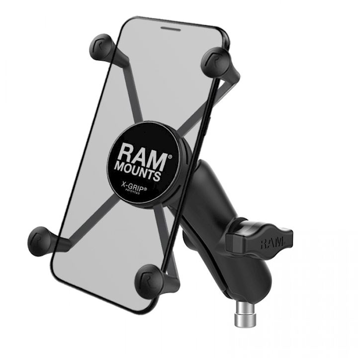 X-Grip® Large Phone Mount with Motorcycle Handlebar Clamp Base