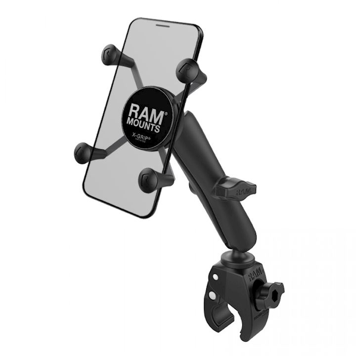 RAM® X-Grip® Phone Mount with RAM® Tough-Claw™ Small Clamp Base