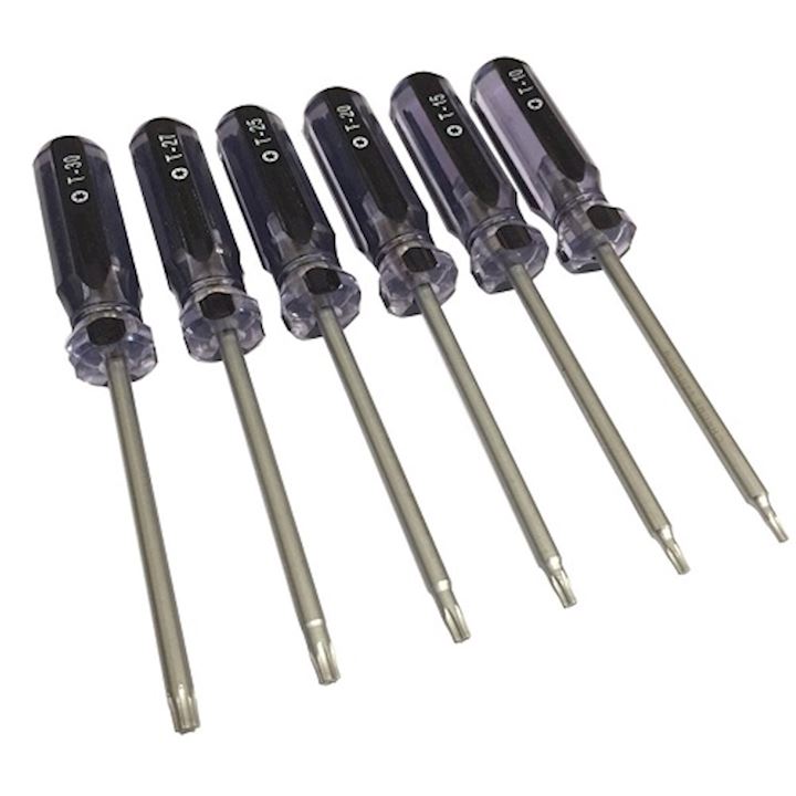 6 Pce Star Screwdriver Set (SDSET.STAR6) | From Co-Star