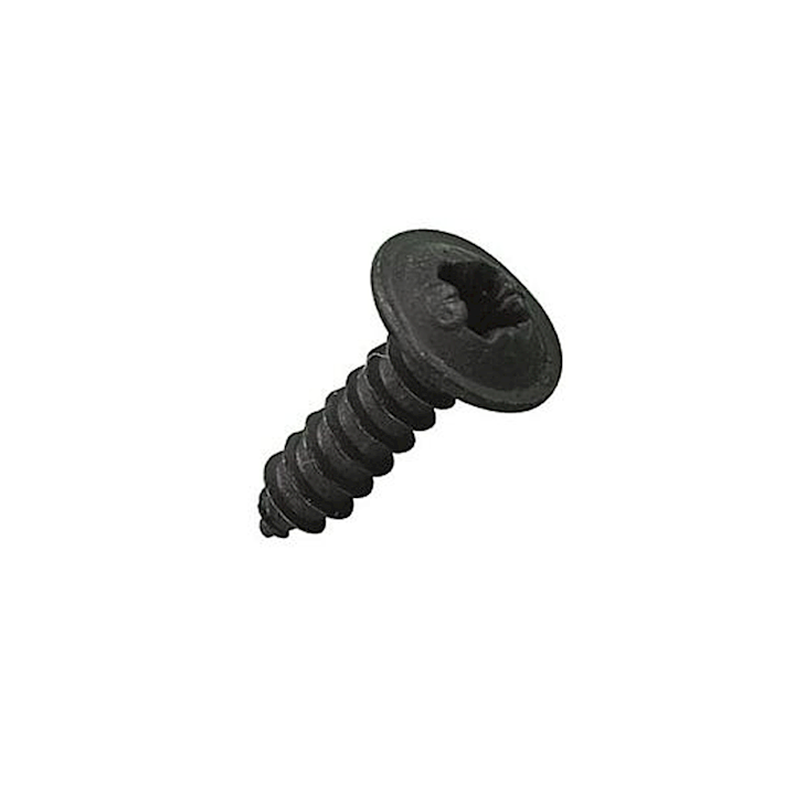 Black 8 x 1/2 Pozi Flanged Head Self Tapping Screws