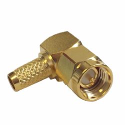 SMA Male Right Angle Crimp Connector RG58 | From Co-Star