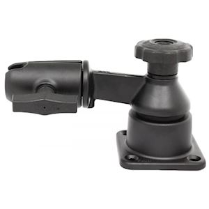 Straight Swing Arm Mount with Horizontal Base & 1.5" Ball Socket