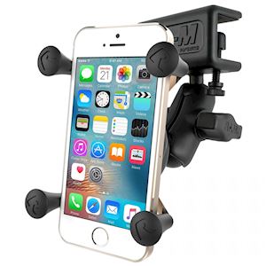 X-Grip® Phone Mount with Glare Shield Clamp Base